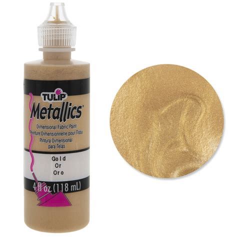 Tulip® Metallics™ Dimensional Fabric Paint 